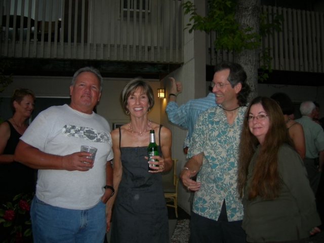 Ried Glover, Cathy Ryan, and Bill Wilson and wife.